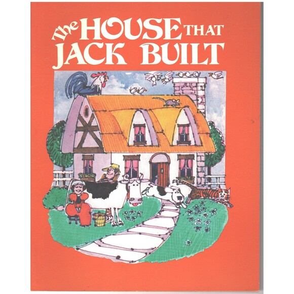 VTG The House That Jack Built by David Cutts 1979 Troll Associates Pbk - Picture 1 of 7